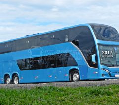 Ônibus Rodoviário Busscar VisstaBuss DD Scania K400 59 Lugares Ano 2017/2017