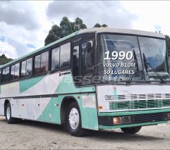 Ônibus Marcopolo Viaggio G4 Volvo B10M 50 Lugares Ano 1990/1990