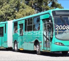 Ônibus Articulado Busscar Urbanuss Pluss Scania K-310 40 Lugares Ano 2008/2008 Ônibus Articulado Busscar Urbanuss Pluss Scania K-310 40 Lugares Ano 2008/2008